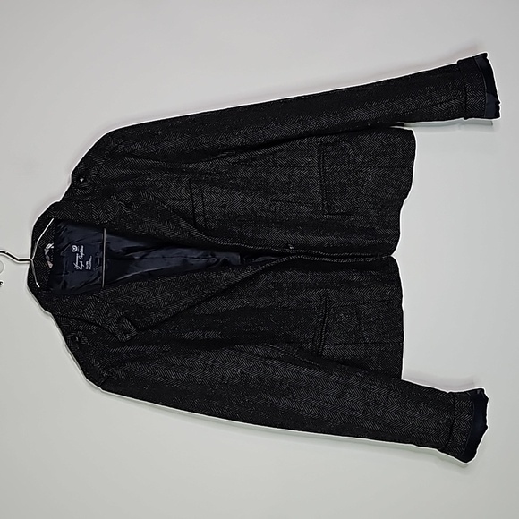 American Eagle XL black and gray wool blazer - Picture 1 of 6